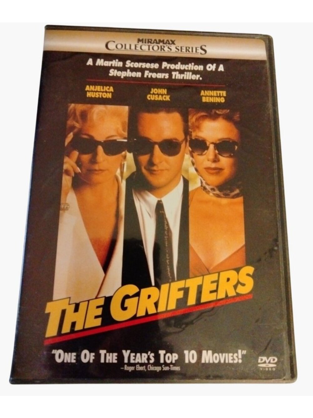 Grifters DVD 1990 Miramax Collectors Series Anjelica Huston John Cusack Bening